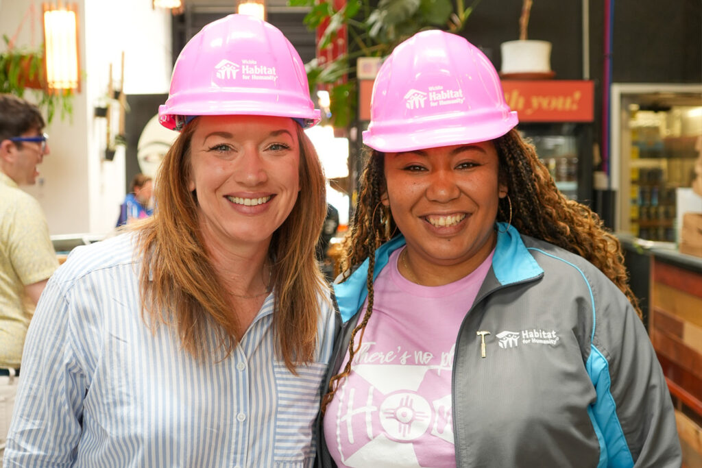 Jennifer and Danielle smiling together.