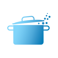 Cooking pot icon.