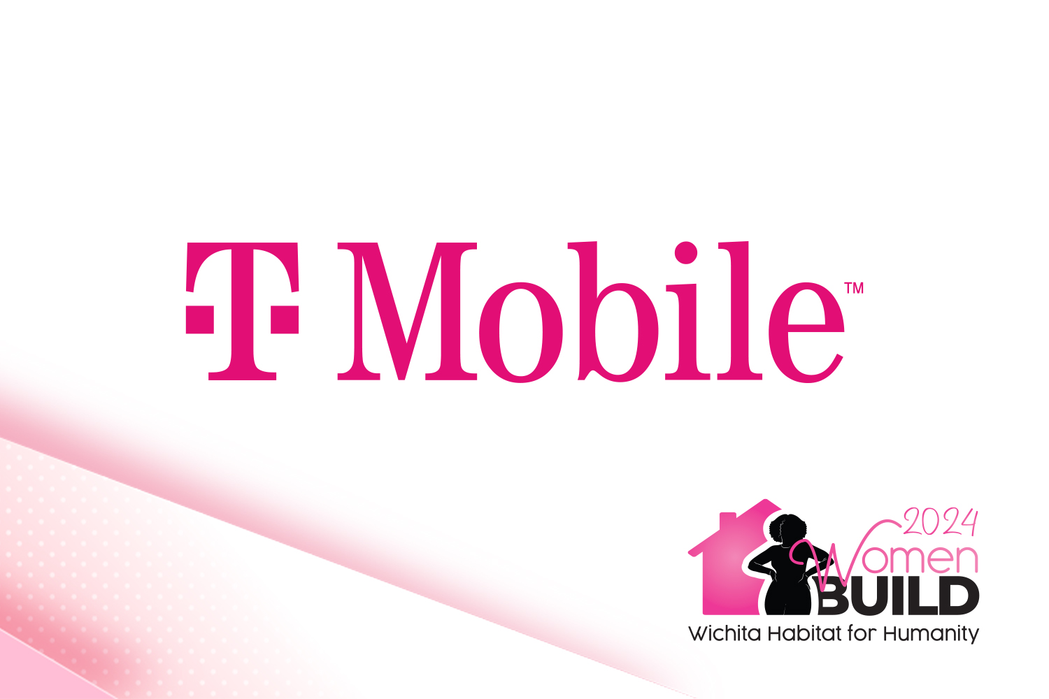 T-Mobile logo with Women Build logo.